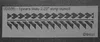 ibicci Samoan Spears Malu 2.22" Strip Stencil